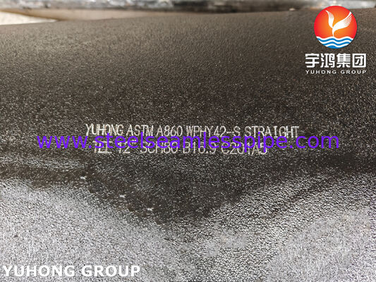 ASTM A860 WPHY42-S 同型 高圧管道システム用高強度鋼のバック・ウェルディング・フィッティング