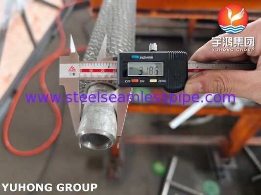 高周波の溶接型セーラー型フィニングチューブ TP304Hベース/SS304フィニング