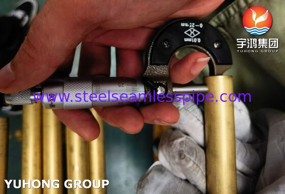 コンデンサーと熱交換器の適用 ASTM B111 C68700 銅ニッケル管