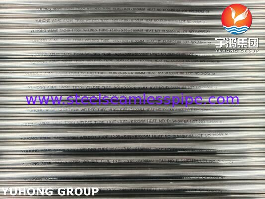 冷凍システム用ASME SA249 TP304光輝焼鈍ステンレス鋼溶接管