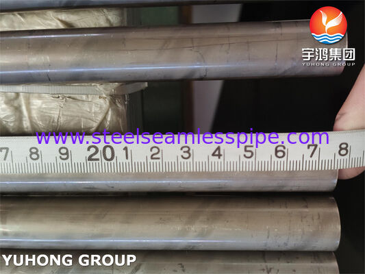 ASTM B111 C71640 シームレス銅ニッケル管 - 海洋用コンデンサーおよび熱交換器用 CuNi30Fe 合金