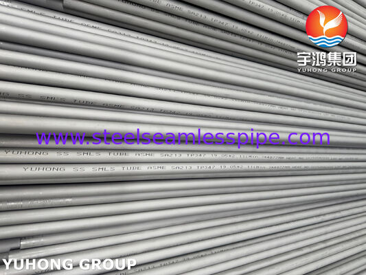 ASME SA213 TP347 ステンレス鋼のシームレス熱交換管