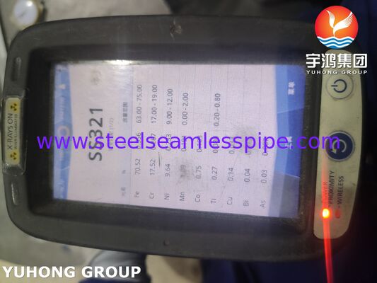 ASTM A403 WP321-S 180° ステンレス鋼管継手エルボ