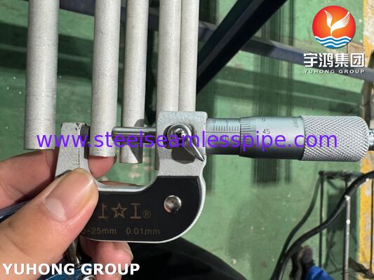 コンデンサー用ステンレス鋼ASTM A269 TP316Lシームレスチューブ、酸洗・焼鈍