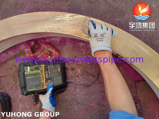 ASTM B171 / ASME SB171 C70600 銅ニッケルリング CuNi 90/10 鍛造リング