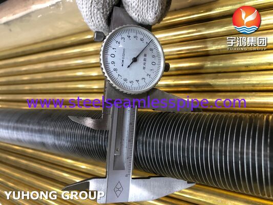 ASTM A179 L型フィンシームレス（Smls）チューブ、高効率熱交換低炭素鋼フィンチューブ