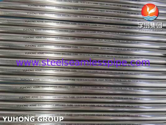 ASME SA249 明るいアニールステンレス鋼 304 蒸留機用溶接管 3 / 4 " 20BWG