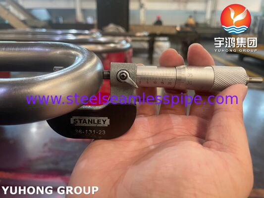 ASME SB163 Monel 400 銅ニッケル合金 シームレス U 曲線チューブ, TEMA 交換器, シェル, 管交換器