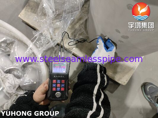 大口径突合せ溶接配管用部品、ASTM A403 WP347-WX 等級ティー、腐食性流体用 B16.9