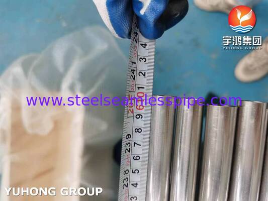 ASTM A249 TP304 ステンレス鋼 溶接された明るい熱管 醸造所用