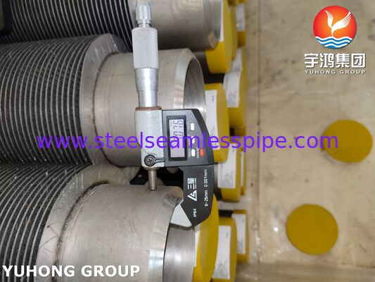 廃熱ボイラー用HFWフィンチューブ ASTM A312 TP347H ステンレス鋼