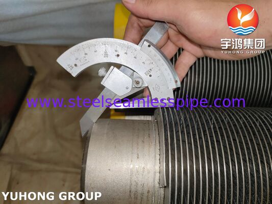 廃熱ボイラー用HFWフィンチューブ ASTM A312 TP347H ステンレス鋼