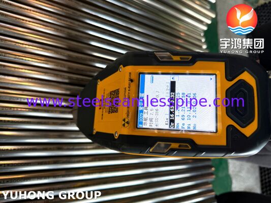 A249 TP316L 熱交換機/ボイラー/コンデンサー用 ステンレス鋼の溶接管 鮮明な溶接