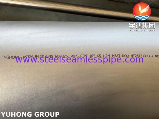 ASTM B423 UNS N08825 / DIN 2.4858 シームレスパイプ インコネル825 ニッケル合金パイプ