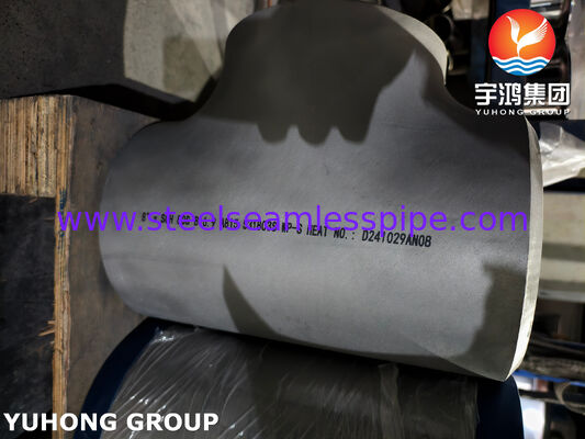 ASTM A815 UNS S31803 二相鋼継手 ASME B16.9 突合せ溶接 二相鋼 2205 等級ティー