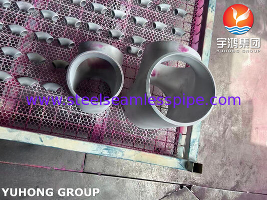 ASTM A815 UNS S31803 二相鋼継手 ASME B16.9 突合せ溶接 二相鋼 2205 等級ティー