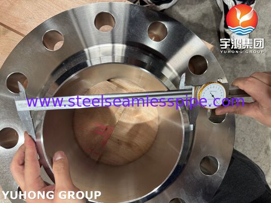 ASTM A182 F51 二相 2205 鍛造ブラインド RF フランジ、高強度、耐腐食性（石油・ガス用）