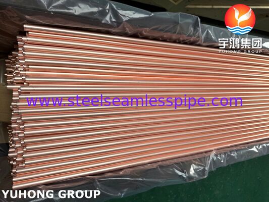 ASTM B111 UNS C12200 DHP Copper Tube for HVAC & Heat Exchanger