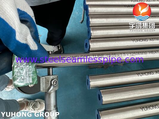 ASTM A249 TP316L 空気冷却器に使用される 鮮明なアニール型ステンレス鋼の溶接管