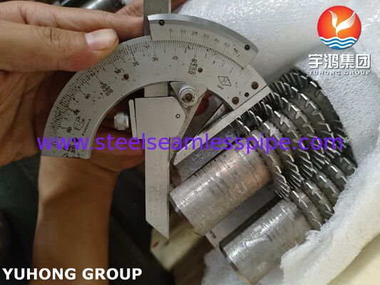 ASTM A213 TP304 鋸歯状フィンチューブ |ステンレス製高効率伝熱管