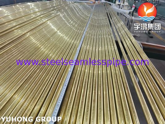 銅合金シームレスチューブ ASTM B111 C44300 C70600 C71500 C68700 C71640 エアクーラーラジエーターコンデンサーアプリケーション