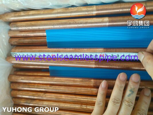 ASTM B111 C12200 熱交換器コンデンサー用 溶接式銅管