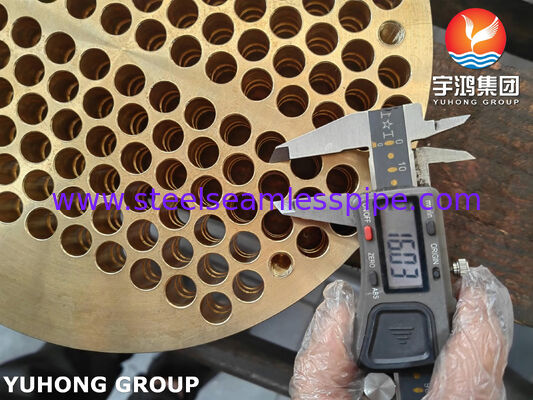 ASME SB171 C46400 熱交換器、空気冷却器、圧力容器用チューブシート
