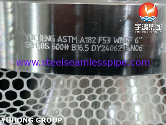 極度の二重 2507 フランジ ASTM A182 UNS S32750/F53 極度の二重溶接ネック フランジ