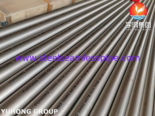 化学工業用 ASTM A312 TP304 / UNS S30400 シームレスステンレス鋼中空バー