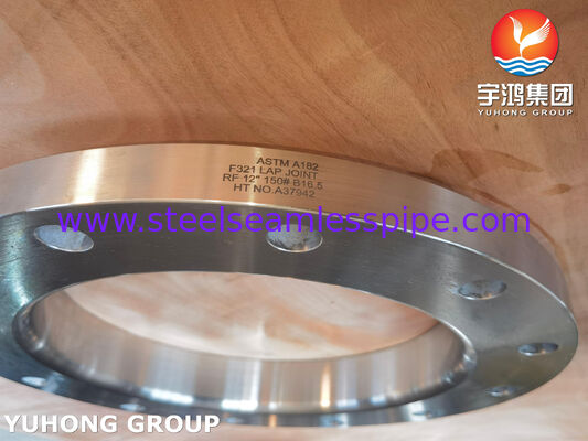 ASTM A182 F321 ラップジョイントフランジ LTFフランジ EN 1.4541 / 08Х18Н10Т ステンレス鋼フランジ