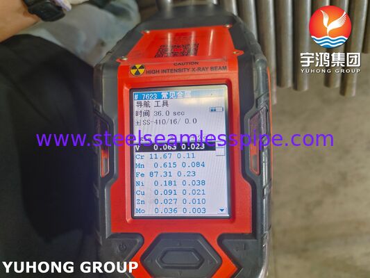 ステンレス鋼シームレスチューブ ASTM A268 TP410 1.4006 精製産業用ファーネスチューブ