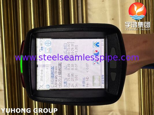 ASTM B111 C44300 Admiralty Brass 復熱器および熱交換器用精密U字管