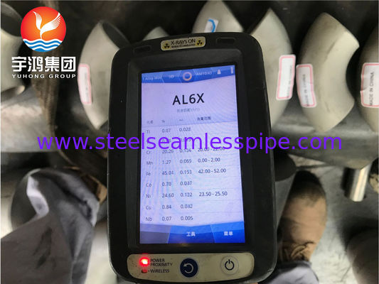ASTM B366 AL6XN UNS N08367 エルボスーパーオーステナイトステンレス鋼の管継手