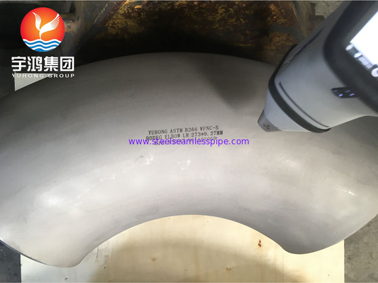 ASTM B366 Monel 400 / UNS N04400 肘 90 度 ニッケル合金鋼 バットウェルドフィッティング