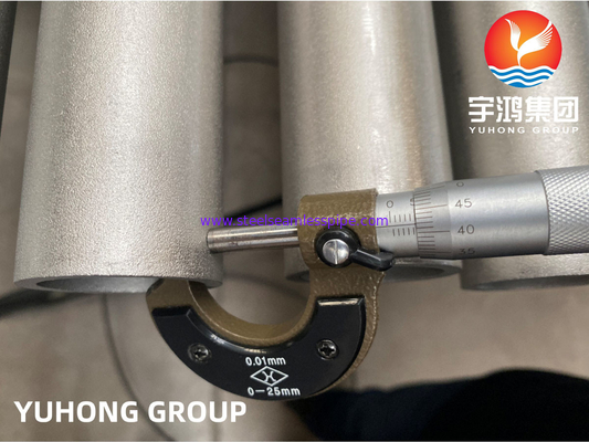 ASTM B407 UNS N08810 / Incoloy 800H / DIN 1.4958 シームレスニッケル合金管
