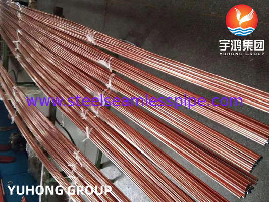 ASTM B111 / ASME SB111 TP2 UNS C12200 DHP銅管 シームレス熱交換器チューブ