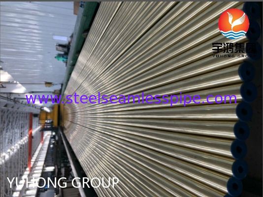 ASTM B111 C44300 O61 シームレス銅管 熱交換器用銅丸管