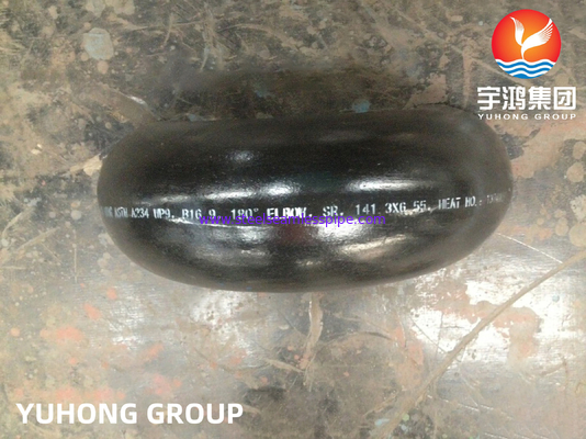 ASTM A234 WP9 180度回転肘合金鋼のバックウェルドフィッティング