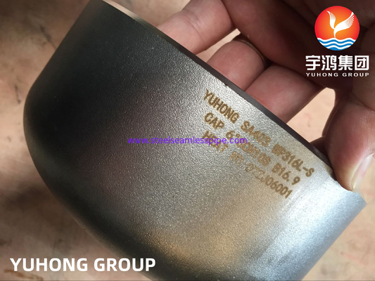 ASTM A403 WP316L 1.4404 エンドキャップステンレス鋼 バットウェルドフィッティング
