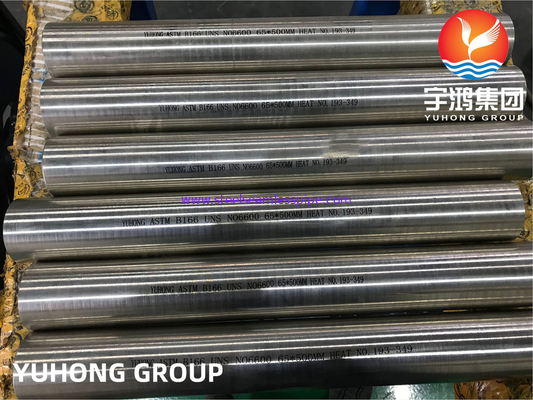 アニールされる丸棒の明るいASTM B166 UNS N06600 Inconel 600のニッケル合金
