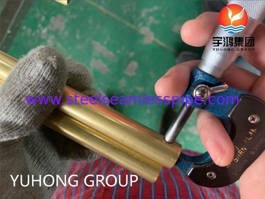 ASTM B111 C68700 熱交換器およびコンデンサー用途向けシームレス銅合金管