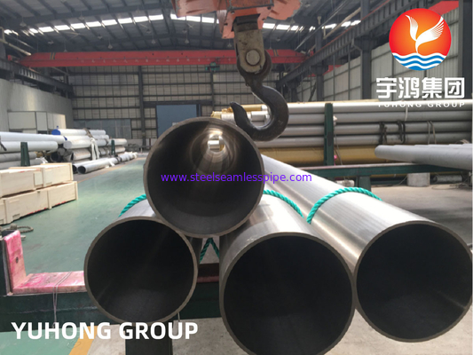 ASTM B165 モネル 400,UNS N04400 ニッケル合金管 SMLS ABS 承認
