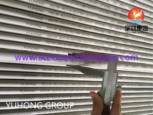 ASTM A213 TP316L ステンレス鋼シームレスチューブ 高温耐性および耐食性 冷間圧延精密