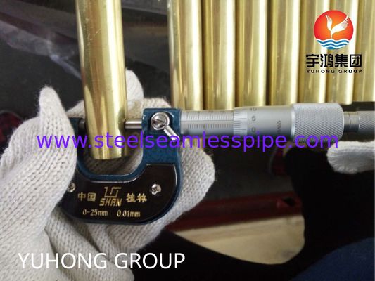 耐食性を持つコンデンサーおよび熱交換器用ASTM B111 C44300銅合金シームレスチューブ