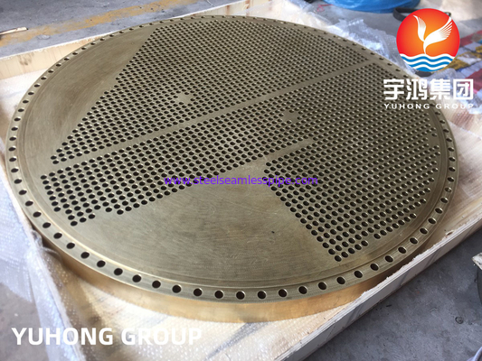 ASTM B171 C46400 / C44300 銅合金管のシート 交換器熱管のシート