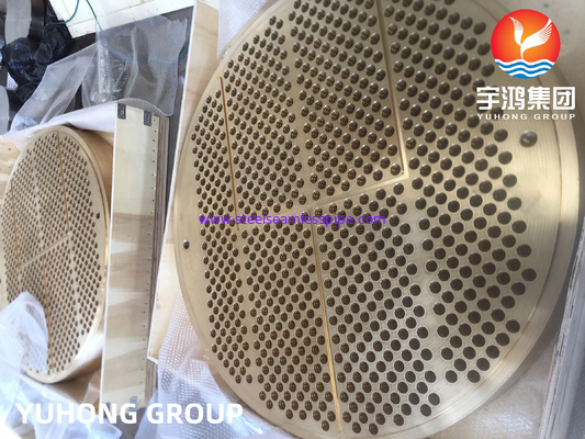 ASTM B171 C46400 / C44300 銅合金管のシート 交換器熱管のシート