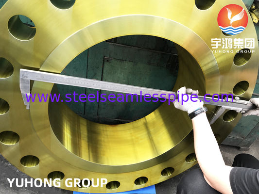 A694 F52 溶接ネックフランジ（防錆処理済み）、炭素鋼および合金鋼 B16.47 鍛造品、硫化水素耐性