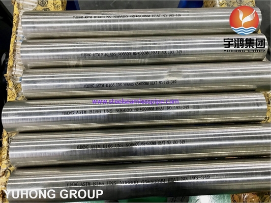 ASTM B166 UNS N06600 / インコネル600 / ニッケル600, ニッケル合金 丸い棒 明るいアニール