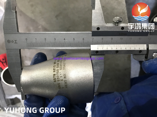 ASTM A815 UNS S32750 スーパーデュプレックス鋼管フィッティング 集中式減量器