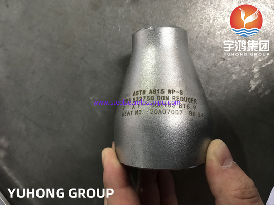 ASTM A815 UNS S32750 スーパーデュプレックス鋼管フィッティング 集中式減量器